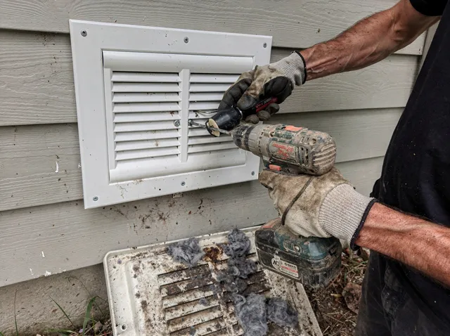 Dryer Vent Cover Replacement in Avon