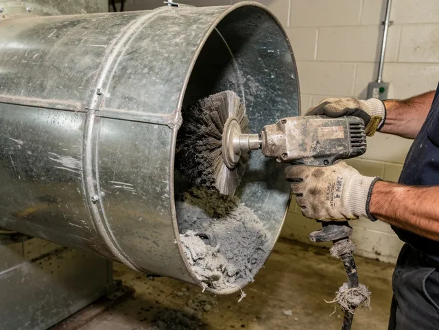 Industrial-grade dryer vent cleaning by Avon Dryer Vent Cleaning in Avon